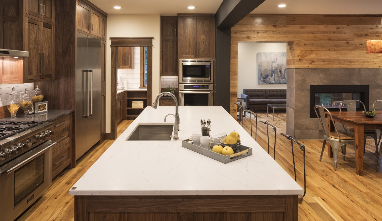 Ella quartz countertop installed