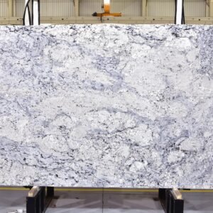 White Ice granite slab